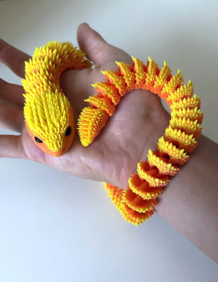Spiked Articulated Snake
